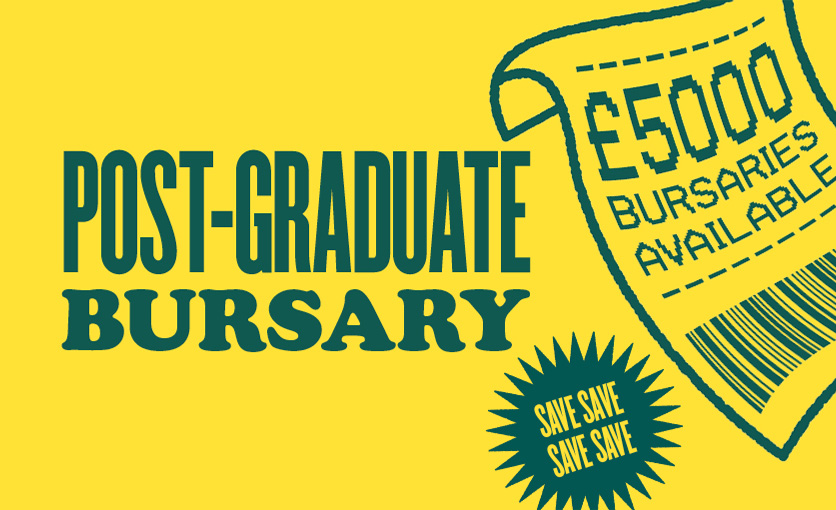 Postgraduate bursary poster